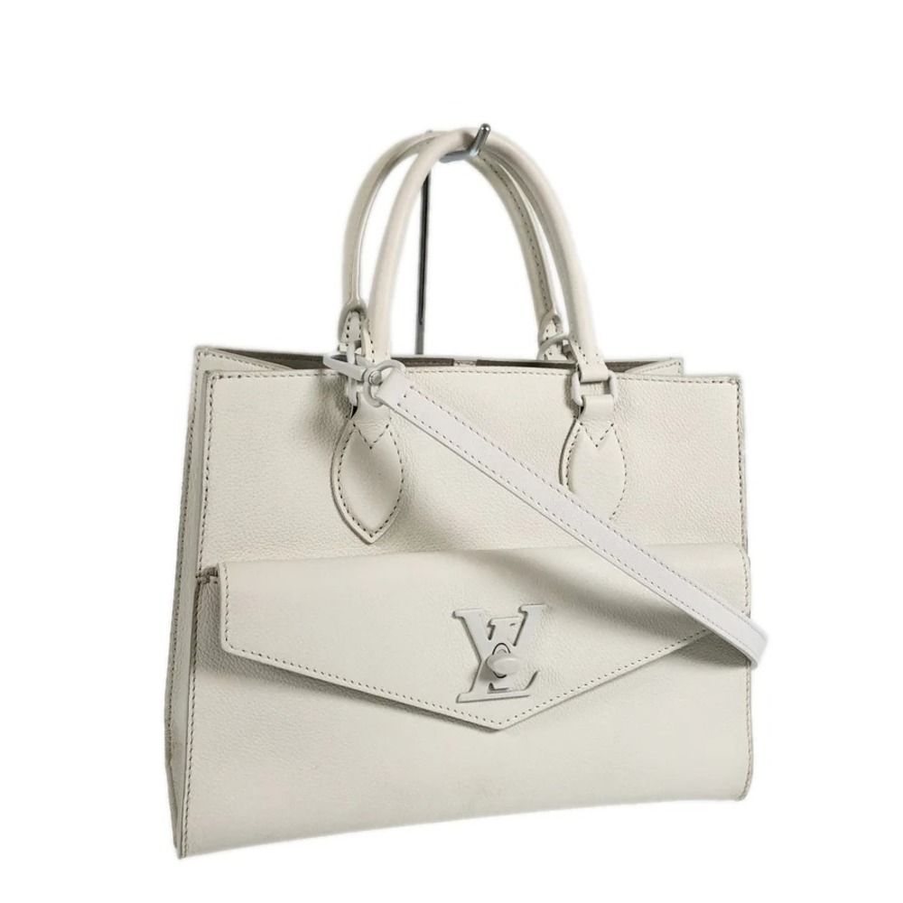 Louis Vuitton Shoulder Bag Lock Me Tote PM White